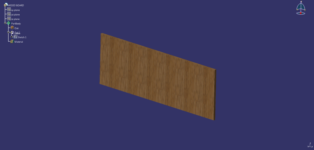 Catia v5 wood board