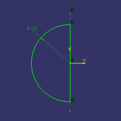 Catia v5 constrained