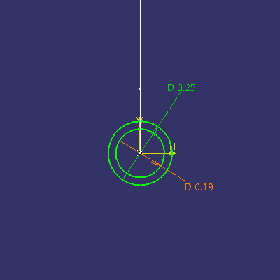 Catia circles in sketch